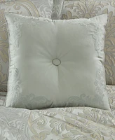 J Queen New York Belgium Embellished Decorative Pillow, 18" x 18"