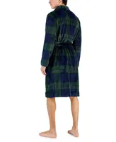 Club Room Men's Plush Pajama Robe, Created for Macy's