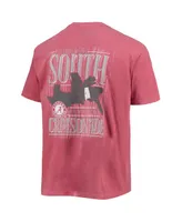 Men's Crimson Alabama Tide Comfort Colors Welcome to the South T-shirt