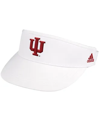 Men's adidas White Indiana Hoosiers Sideline Coaches High Visor