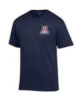 Men's Champion Navy Arizona Wildcats Stack 2-Hit T-shirt