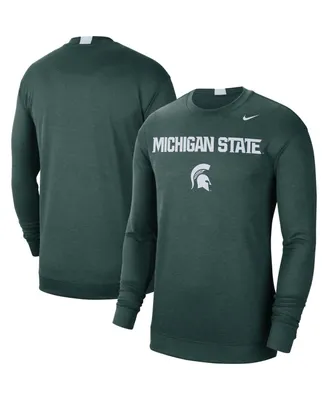 Men's Nike Green Michigan State Spartans 2021/22 Basketball Team Spotlight Performance Long Sleeve T-shirt