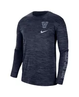 Men's Nike Navy Villanova Wildcats Velocity Legend Team Performance Long Sleeve T-shirt