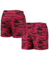 Men's Foco Cardinal Arkansas Razorbacks Island Palm Swim Trunks