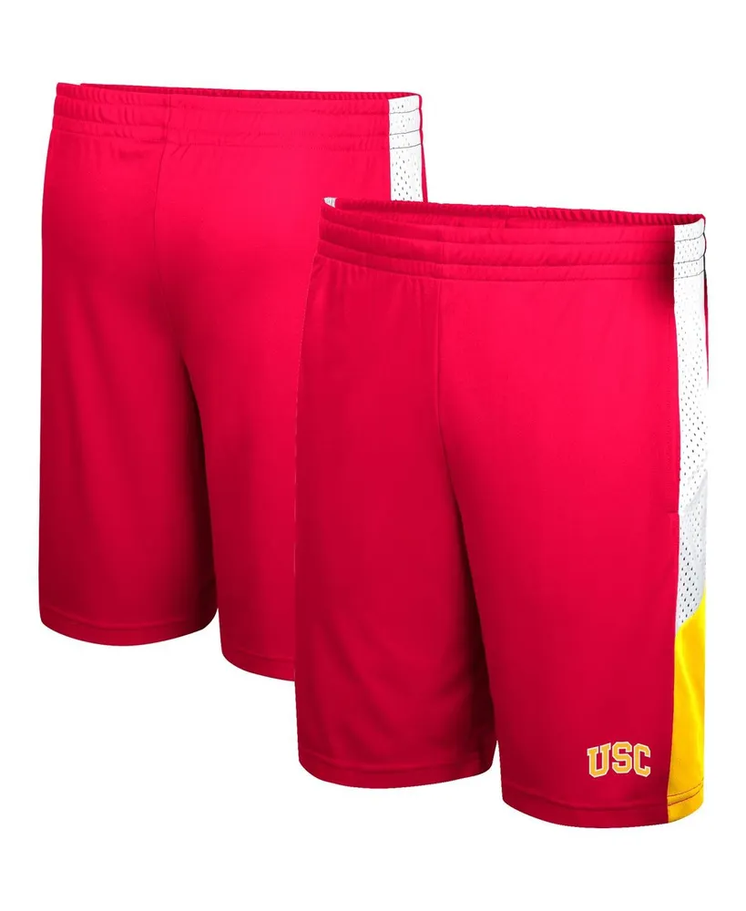 Big Boys Colosseum Cardinal Usc Trojans Very Thorough Colorblock Shorts