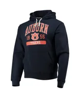 Men's League Collegiate Wear Navy Auburn Tigers Volume Up Essential Fleece Pullover Hoodie