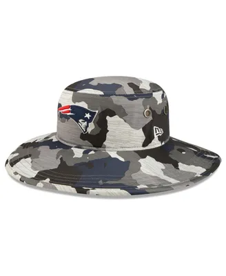Men's New Era Camo New England Patriots 2022 Nfl Training Camp Official Panama Bucket Hat