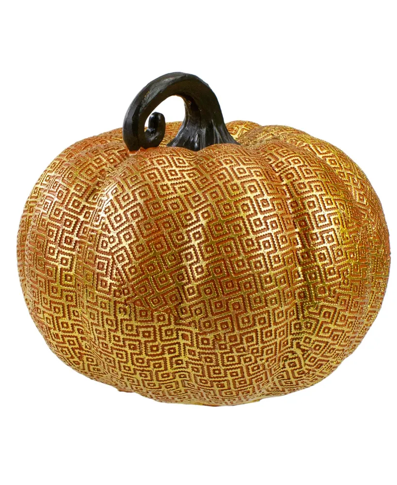 Textured Pumpkin Fall Decoration, 7.5"