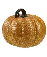 Textured Pumpkin Fall Decoration, 7.5"