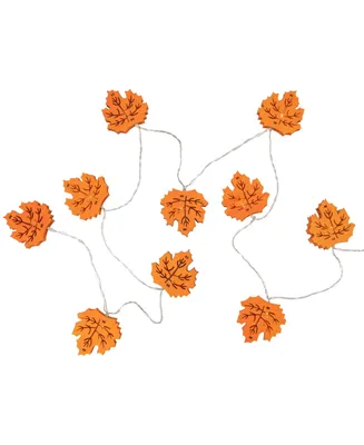 Led Leaves Fall Harvest 10 Piece Fairy Lights with 5.5' Copper Wire Set