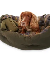 Barbour Jacket Stuffed Squeaker Dog Toy