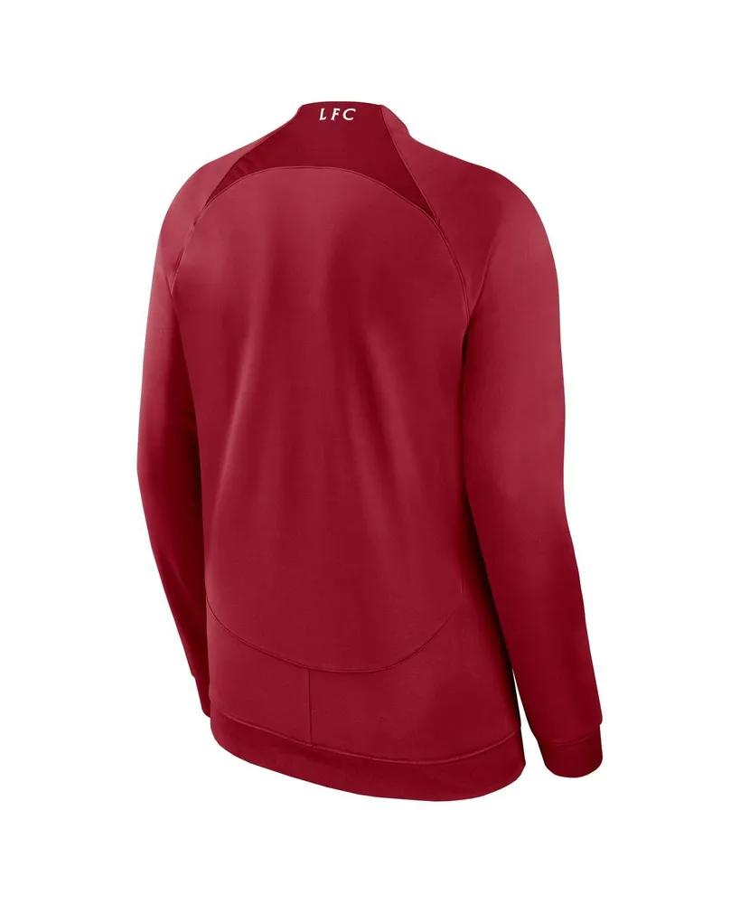 Men's Nike Red Liverpool Academy Pro Anthem Raglan Performance Full-Zip Jacket