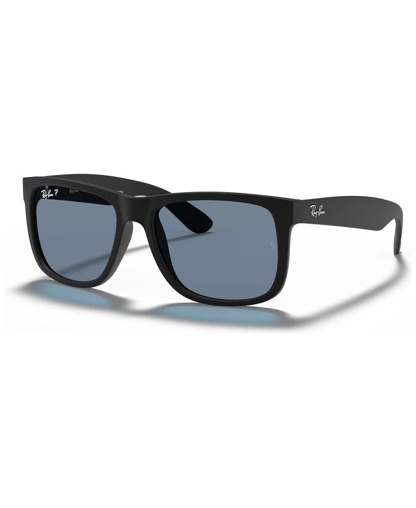 Ray-Ban Unisex Polarized Low Bridge Fit Sunglasses, Justin Classic