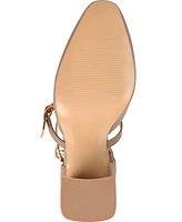 Journee Collection Women's Isadorah Double Strap Heels