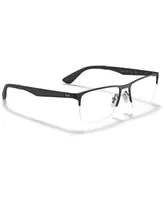 Ray-Ban RB6335 Unisex Rectangle Eyeglasses