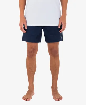 Hurley Men's Baja Slub Volley Drawcord Shorts