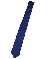 ConStruct Men's Satin Solid Extra Long Tie
