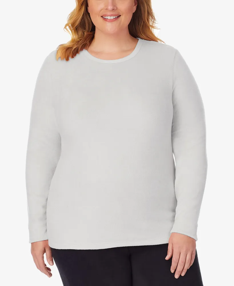 Cuddl Duds Softwear with Stretch Long-Sleeve Layering Top