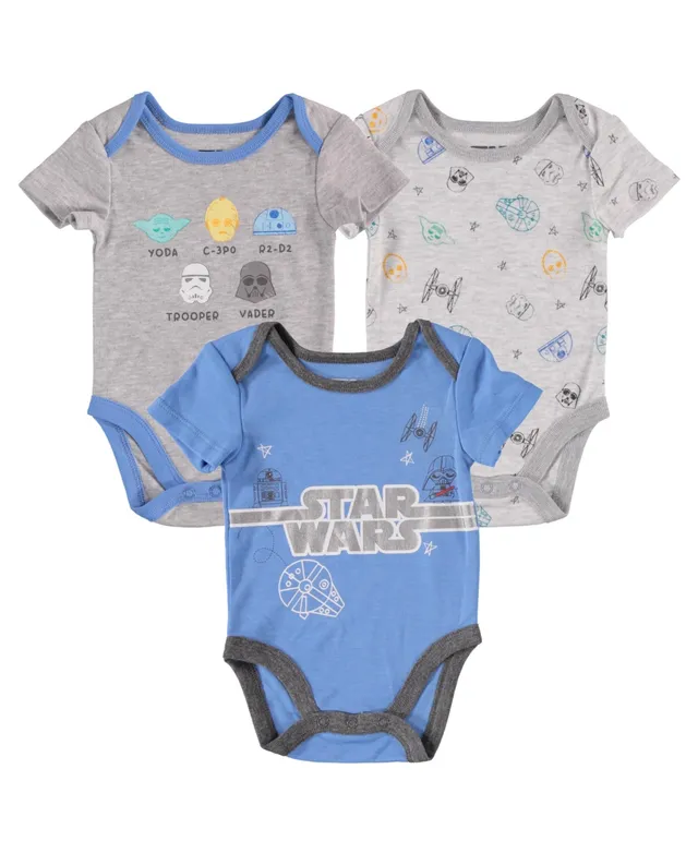 Happy Threads Baby Boys Justice League Bodysuits, Pack of 3 - Macy's