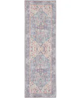 Nicole Curtis Series 1 SR104 Machine-Washable 2' x 6' Runner Area Rug