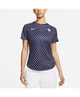 Women's Nike Navy France National Team 2022/23 Pre-Match Home Performance Top