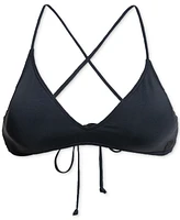 Roxy Juniors' Beach Classics Athletic Triangle Bikini Top