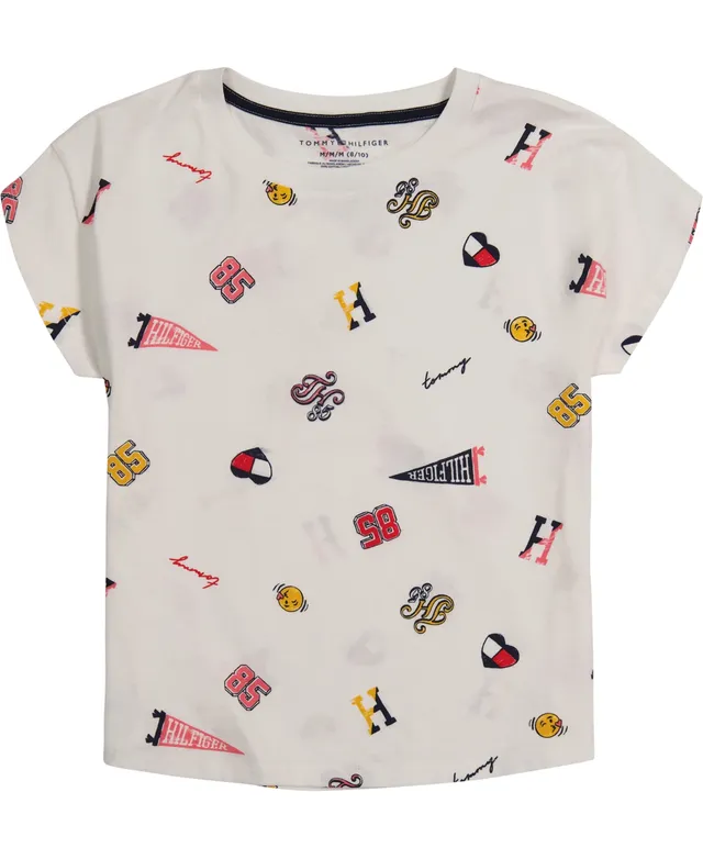 Tommy Hilfiger Big Girls Varsity Logo Relaxed T-shirt