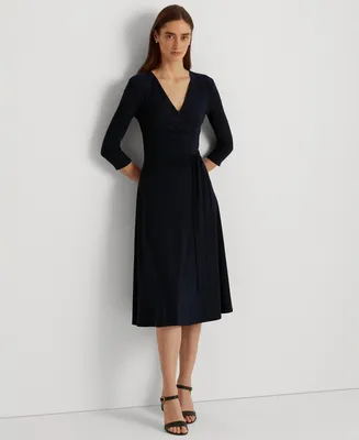 Lauren Ralph Surplice Jersey Dress