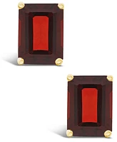 Garnet (3-7/8 ct. t.w.) Stud Earrings 14K Yellow Gold or White