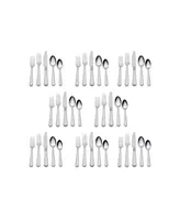 Chefs Harlow 18/10 Stainless Steel 44 Piece Flatware Set, Service for 8