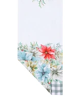 Laural Home Glad Tidings Table Runner, 13" x 72" - Off