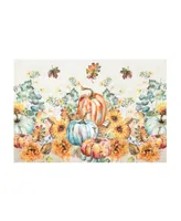 Laural Home Harvest Sun Set of 4 Placemats, 13" x 19"