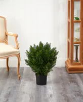 Nearly Natural 2' Cedar Indoor/Outdoor Artificial Bush