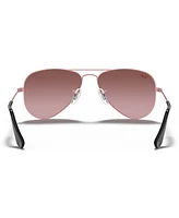 Ray-Ban Jr. Kids Sunglasses, RJ9506S Aviator (ages 4-6) - Pink