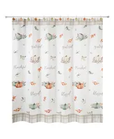 Avanti Grateful Patch Harvest Printed Shower Curtain, 72" x 72"