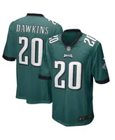 Men's Nike Brian Dawkins Midnight Green Philadelphia Eagles Game Retired Player Jersey