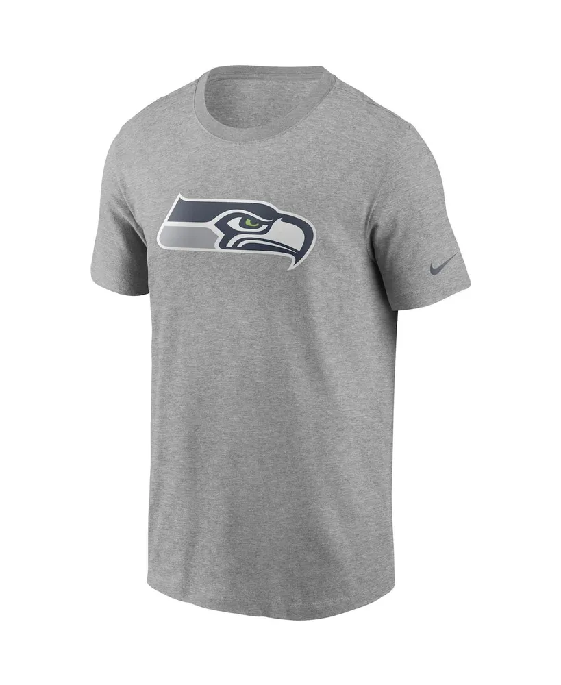 Men's Nike Heathered Gray Seattle Seahawks Primary Logo T-shirt