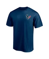 Men's Fanatics Navy Houston Texans #1 Dad T-shirt