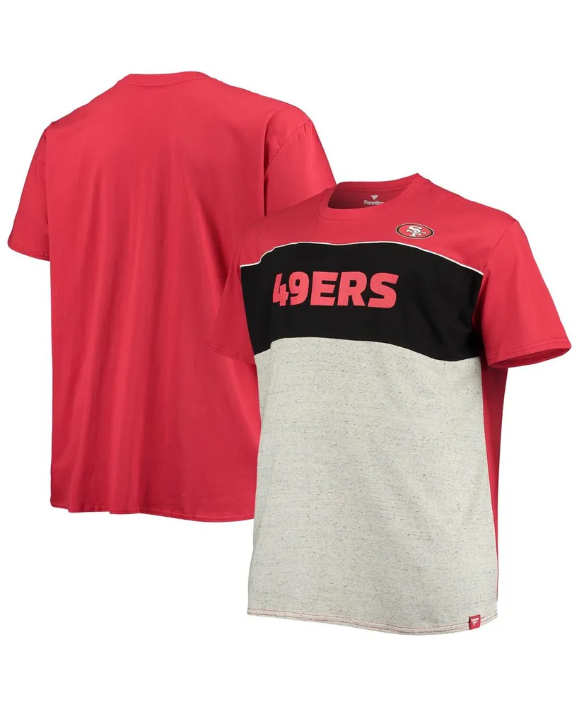 Women's Fanatics Branded Scarlet San Francisco 49ers 2022 NFC West Division  Champions Divide Conquer Plus Size Long Sleeve T-Shirt