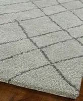 Kaleen Micha MCA98 2' x 8' Runner Area Rug - Silver