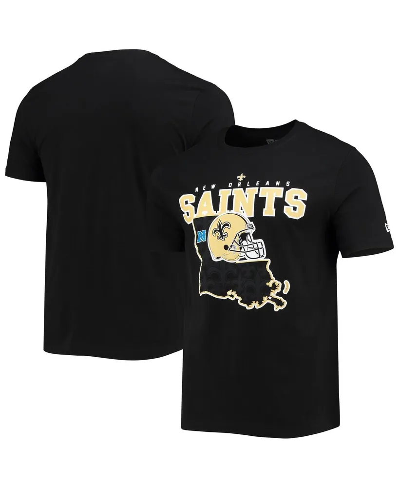 Women's New Era Cream Orleans Saints Chrome Sideline T-Shirt Size: Large