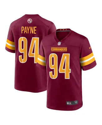 Men's Nike Da'Ron Payne Burgundy Washington Commanders Game Jersey