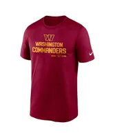 Men's Nike Burgundy Washington Commanders Legend Community Performance T-shirt