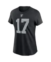 Women's Nike Davante Adams Las Vegas Raiders Player Name & Number T-shirt