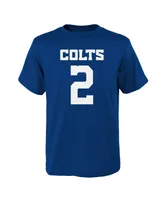 Big Boys Matt Ryan Royal Indianapolis Colts Mainliner Player Name and Number T-shirt