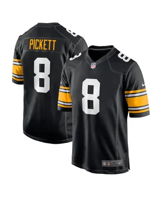 Men's Nike Kenny Pickett Black Pittsburgh Steelers 2022 Nfl Draft First Round Pick Game Player Jersey