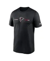 Men's Nike Black Atlanta Falcons Horizontal Lockup Legend T-shirt