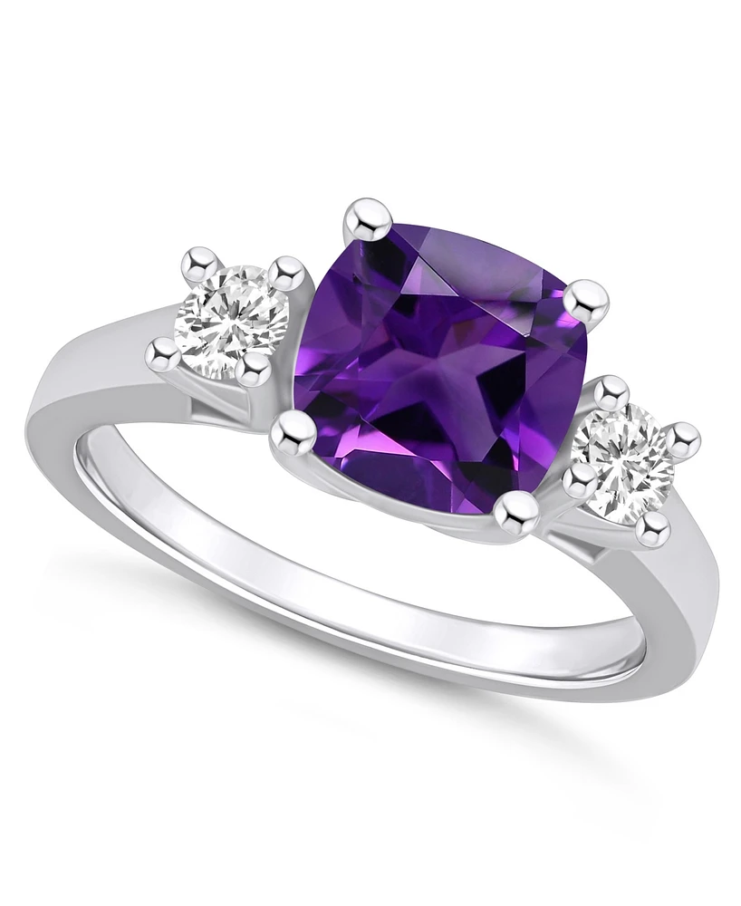 Macy's Amethyst (2 ct. t.w.) and Diamond (1/3 Ring 14K Gold