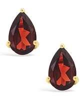 Macy's Garnet (2-1/5 ct. t.w.) Stud Earrings in 14K Gold