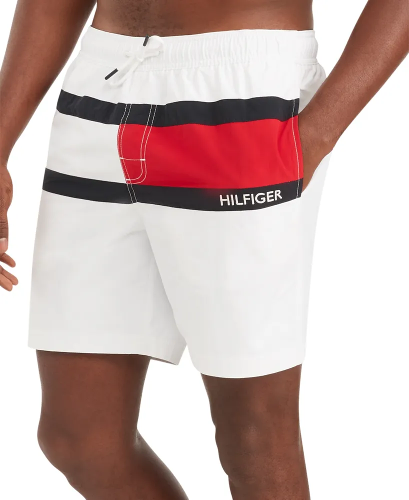 Tommy Hilfiger Men's Tommy Flag 7" Swim Trunks